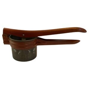 Collectible Vintage Metal Food Press Ricer Masher Handy Ludington Michigan USA